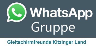 Whatsapp Gruppe Gleitschirmflieger Kitzinger Land